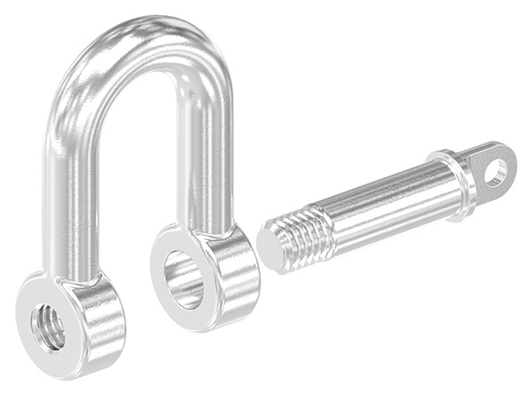 Schaekel - fuer Seil Ø- 8 mm - V4A-11-2917.1