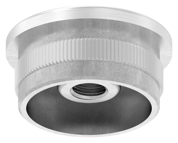 Rohrstopfen fuer Ø 33-7x2-0 mm flach mit M8 zum Einschlagen V4A-11-5240.1