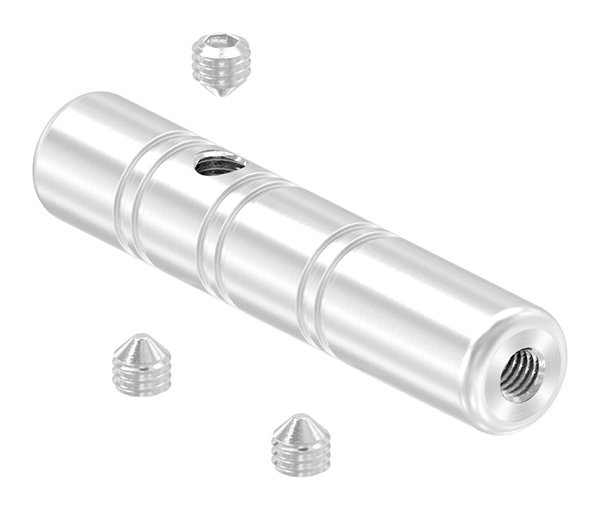 Gewindeterminal zur Selbstmontage - Fuer Seil Ø 6 mm - mit Innengewinde - V2A-11-2812.4