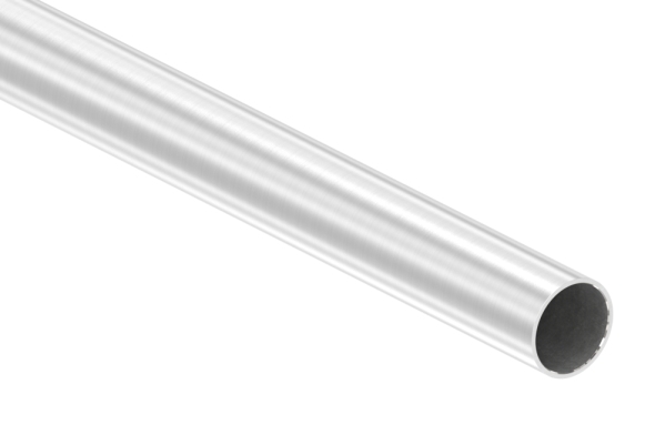 Edelstahlrohr- 42-4 x 2-5mm- L=6m- Korn 240 geschliffen- V2A Edelstahl-88-1155140-240.ST