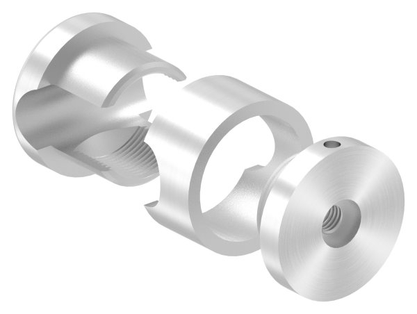 BRENK-fix® Grundhalter fuer Staebe Ø 16mm- V2A-88-11BR-R16M8.V2A