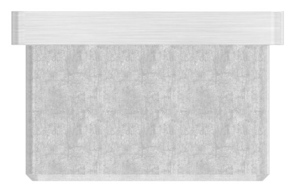 Einsteckkappe V4A Edelstahl fuer Quadratrohr 40 x 40 mm mit M10 Gewinde-11-2404.1M10