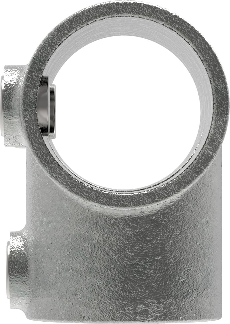 Rohrverbinder - T-Stueck lang - 104D48 - 48-3 mm - 1 1-2- - Feuerverzinkt u. Elektrogalvanisiert-104D48