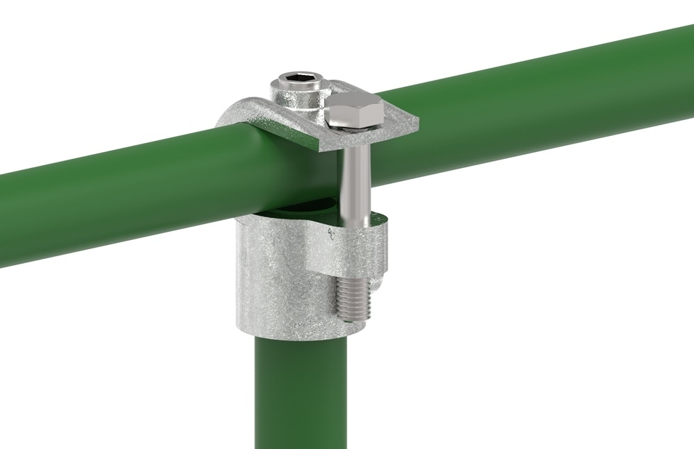 Rohrverbinder - T-Stueck offen - 135C42 - 42-4 mm - 1 1-4- - Feuerverzinkt u. Elektrogalvanisiert-135C42