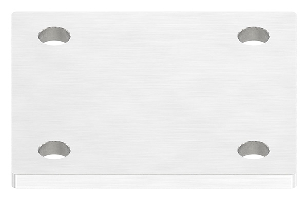 Ankerplatte- 100 x 100 x 6mm- mit Laengsschliff- V4A-88-1154210.V4A