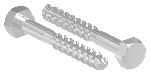 Holzschraube M8x60 mm mit Sechkant V2A-13-0030.4