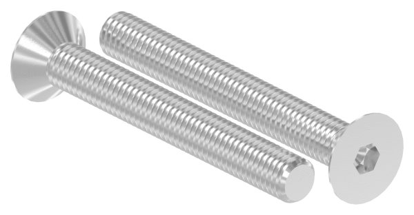 Senkkopfschraube V2A M8x65 Innensechskant Vollgewinde-88-1158316-240.65