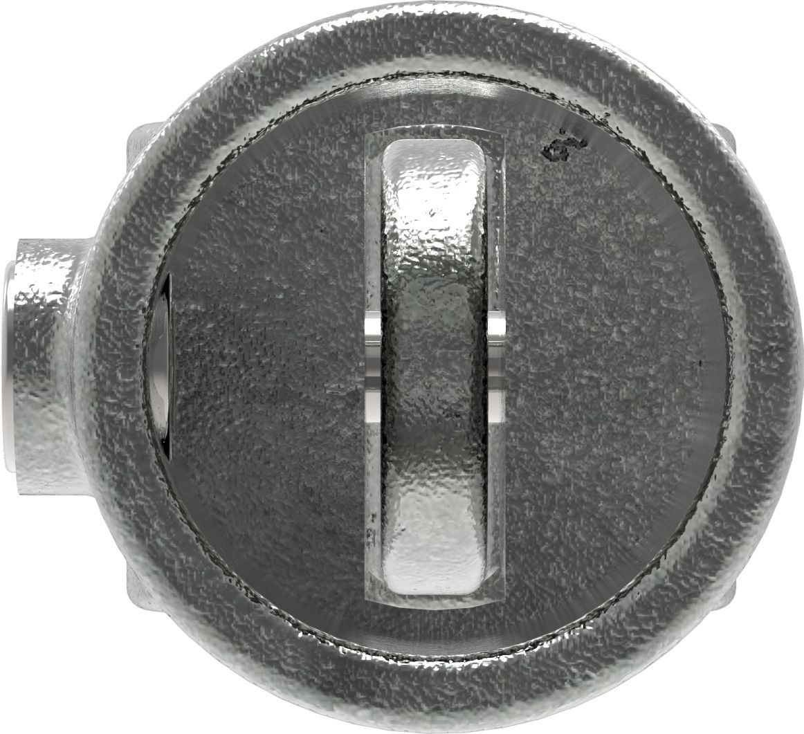 Rohrverbinder - Gelenkstueck einfach - 173B34 - 33-7 mm - 1- - Feuerverzinkt u. Elektrogalvanisiert-173B34