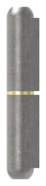 Anschweissband Stahl roh L 80 mm Rollen-Ø 13 mm Stift-Ø 8 mm Messingring-88-1156515-ST.80