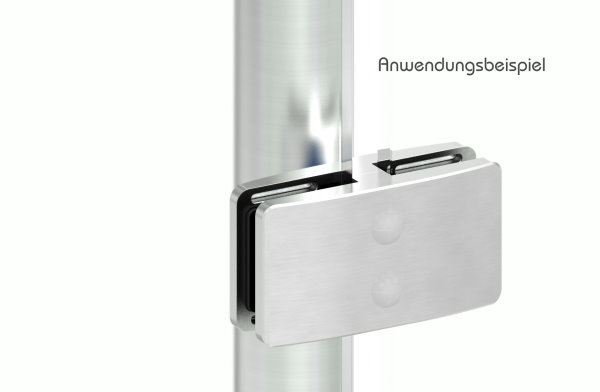 Sichtschutz Mittelglasklemme Mod- 26- in V2A-88-1126-MK.V2A