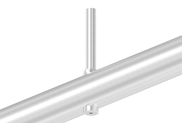 Ausgleichsstueck Edelstahl V2A Ø 48-3 mm- Ø 18 mm- Bohrung Ø 7 mm- geschliffen 240-88-1151340-240.48