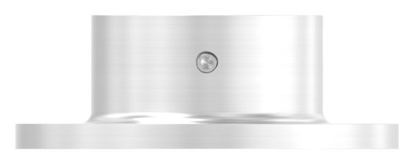 Wand- und Bodenanker  Masse- Ø 80x6 mm  fuer Rundrohr- Ø 42-4 mm - V2A-11-3021.4