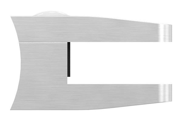 Glasklemme 52x52x32-5 mm AbZ fuer Anschluss Ø 76-1 mm V4A-10-3176ABZ.1