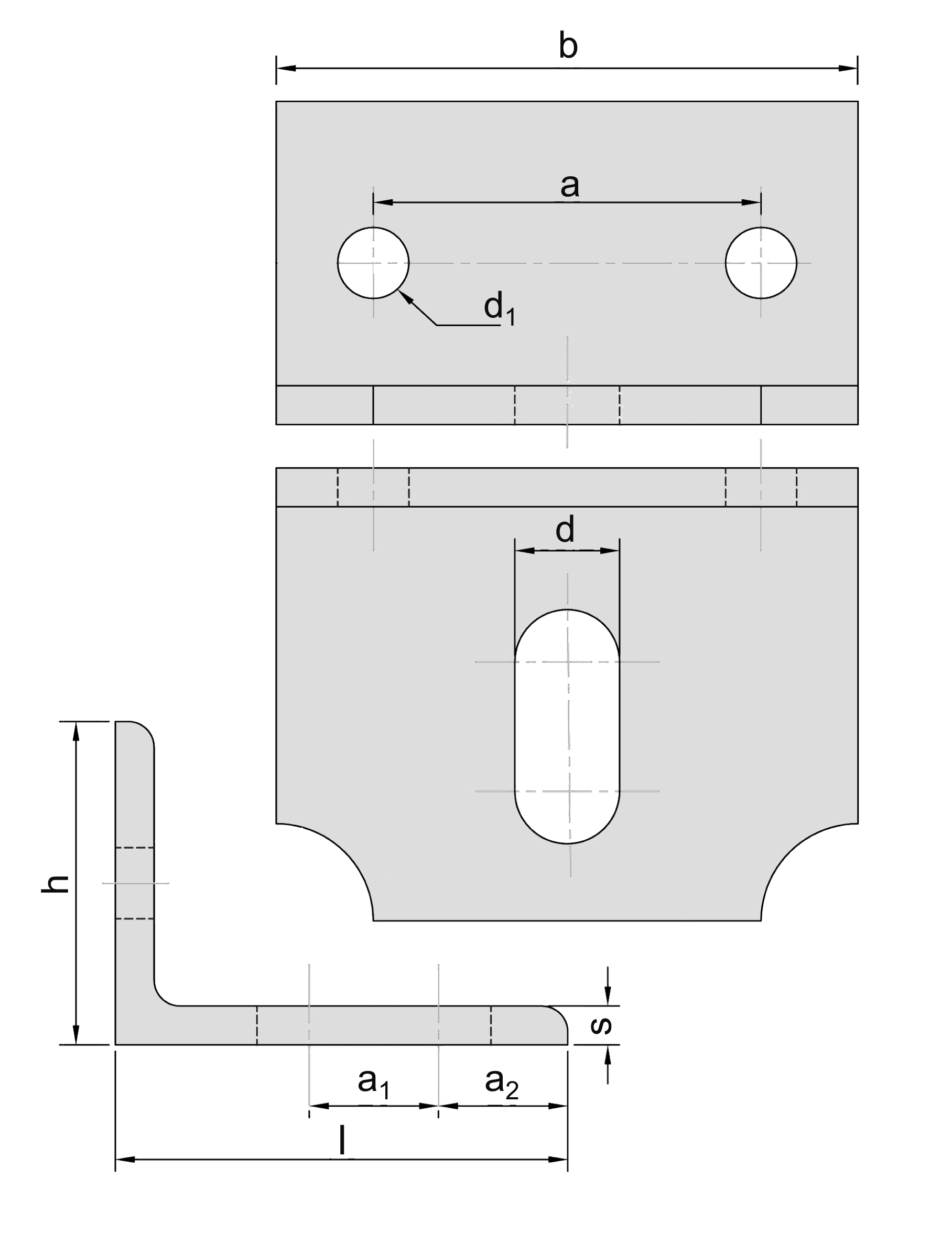 Einfachkonsole Groesse 4 fuer Schienenstrang MEA 335335-60-0032.7