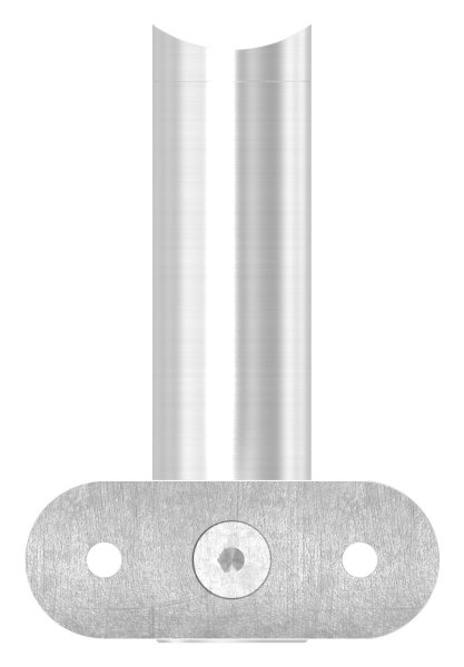 Handlaufhalter V2A fuer Rohr 42-4 mm Wandabstand 80 mm zum Anschrauben-11-2050.4