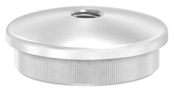 Rohrstopfen fuer Ø 42-4x2-6 mm leicht gewoelbt zum Einschlagen mit M8 V2A-11-5064.4