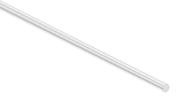 Rundstab Edelstahl V4A Ø 12 mm L = 3000 mm geschliffen Korn 240-88-1157100.V4A