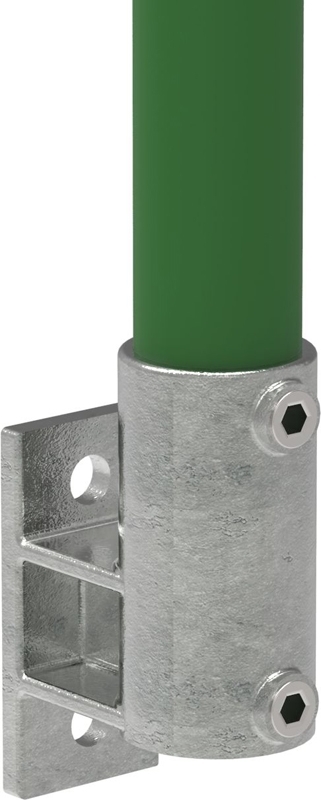 Rohrverbinder - Wandhalter Platte vertikal - 144C42 - 42-4 mm - 1 1-4- - Feuerverzinkt u. Elektrogalvanisiert-144C42