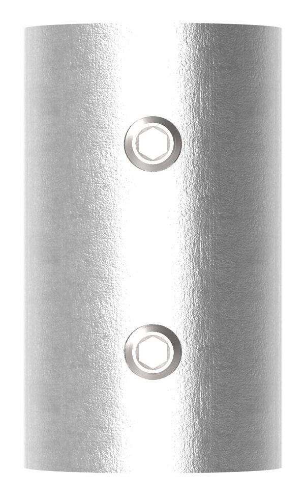 Rohrverbinder V2A 42-4x2-0 mm Rohr- L 65 mm mit Klemmschrauben-11-3382.4
