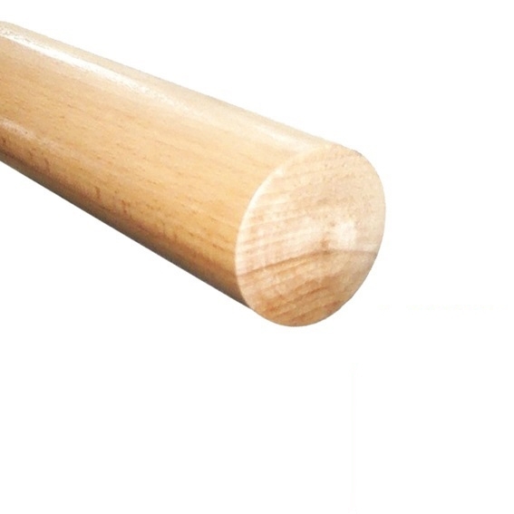 Holzhandlauf Buche roh Ø 42 mm L=2500 mm fuer Gelaender-89-11WBD42L2500-A.4