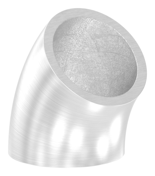 Schweissbogen Edelstahl V2A Ø 21-3 x 2-0 mm 45° geschliffen Korn 240-88-1155179.240