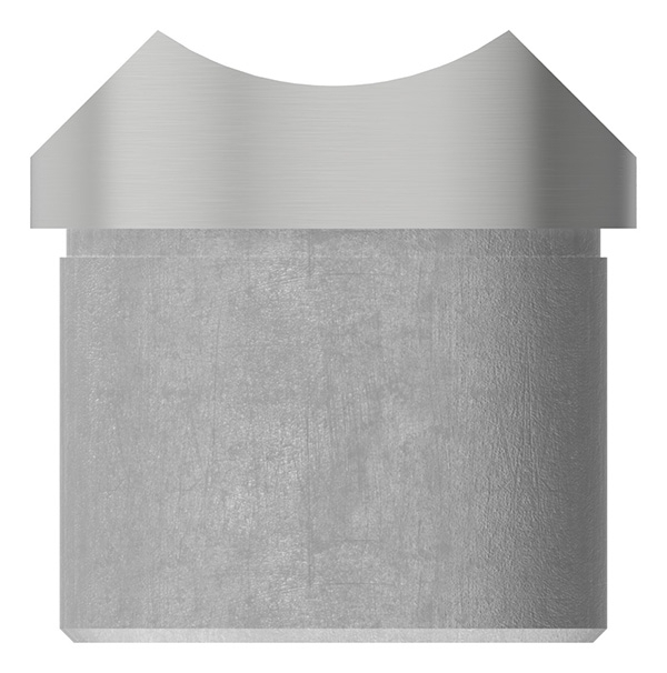 Rohrsattel zum Kleben fuer Rundrohr Ø 42-4x2-0 mm V2A-11-3321-A.4