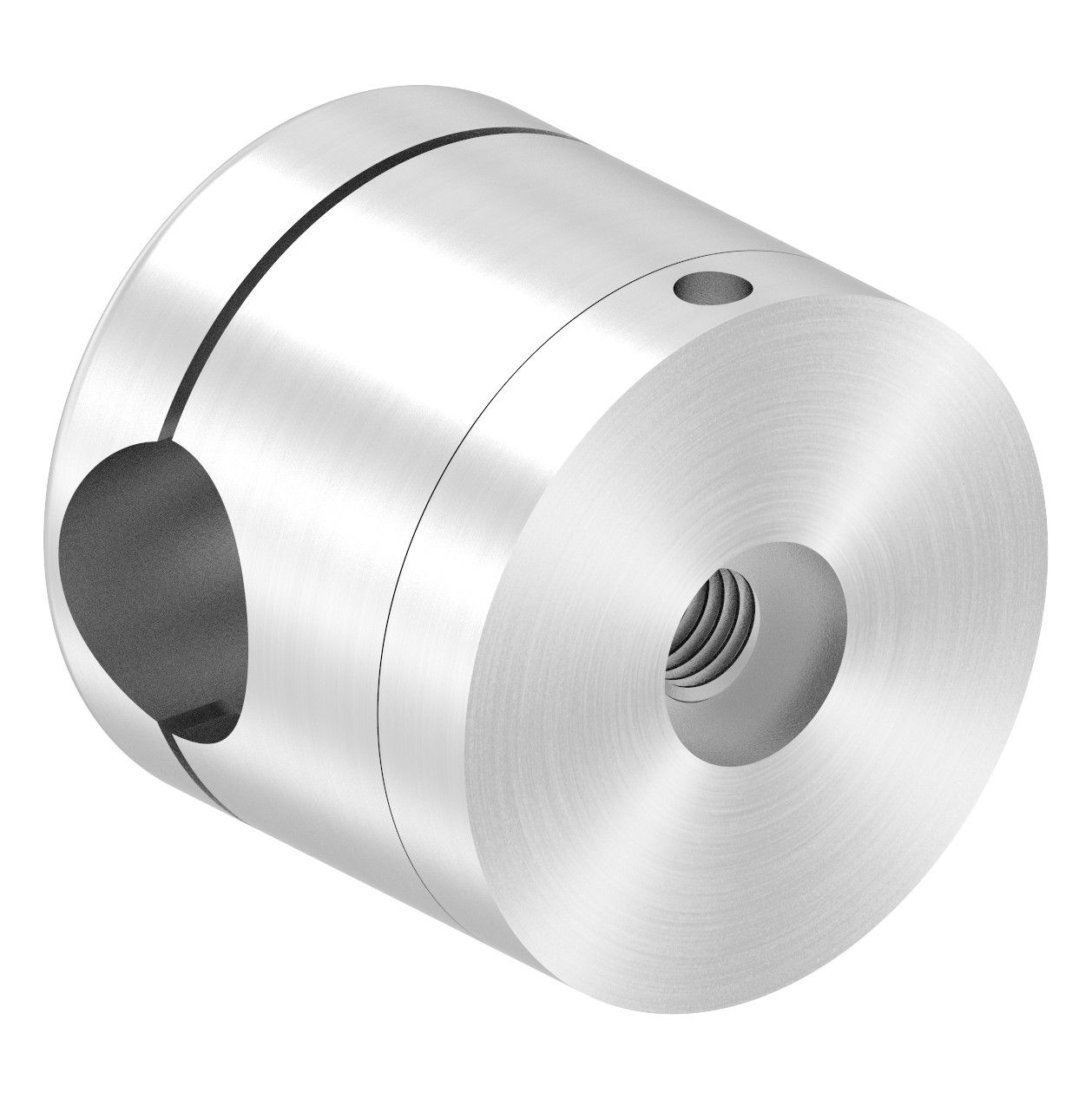 BRENK-fix® Grundhalter fuer Staebe Ø 16mm- ALU-88-11BR-R16M8.ALU