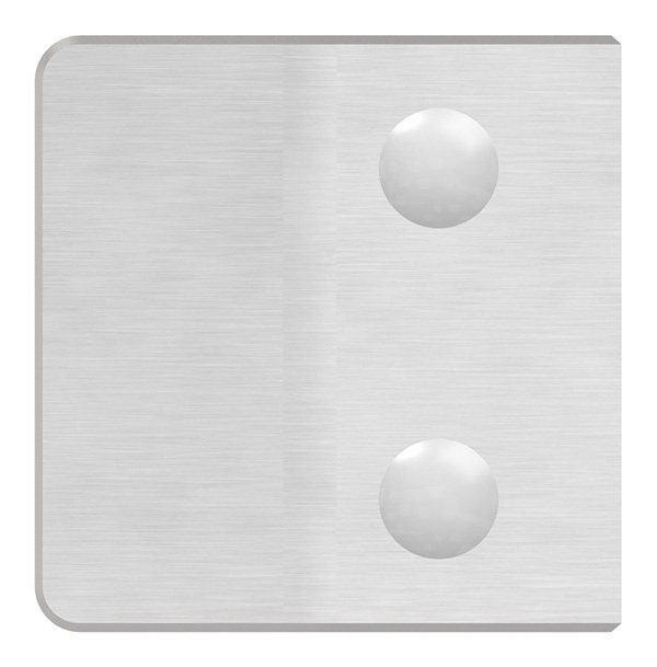 Glasklemme 55x65x37-5 mm AbZ fuer Anschluss Ø 48-3 mm V4A-10-3248ABZ.1