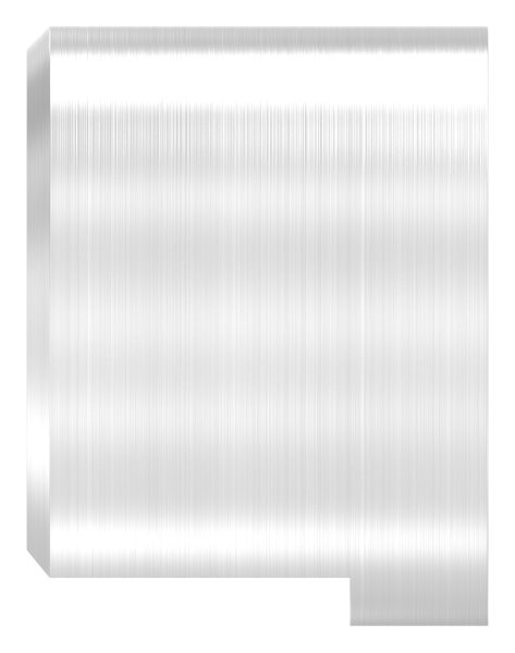 Wandbefestigung Edelstahl V4A fuer Rohr Ø 42-4 mm links-88-1160395-V4A.L