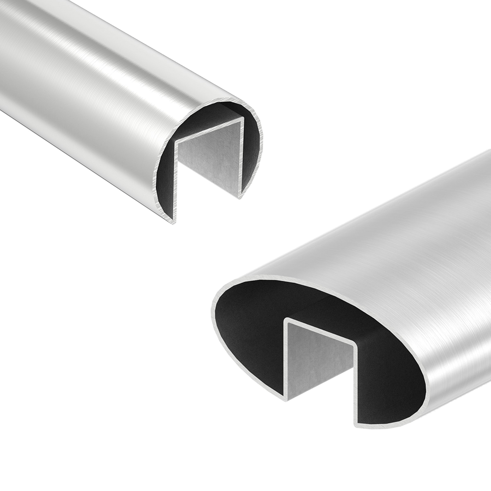 Tubo ranurado | Redondo / Ovalado