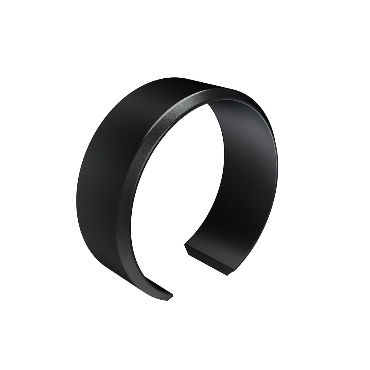 Handlauf-Glashalter-Verbinder Aluminium Ø 50 mm LED Schwarz Satin-ELOX-89-11AL6790050LEDSEB-A.4
