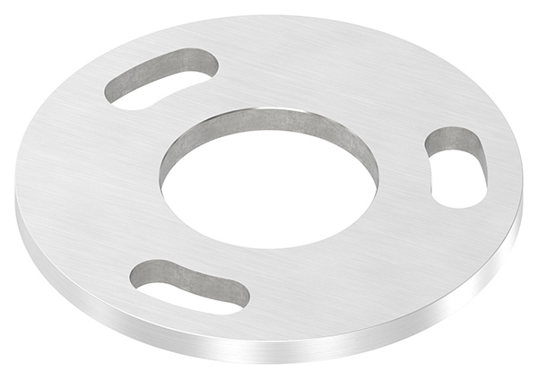 Ankerplatte Masse- Ø 100x6 mm Mittelbohrung- Ø 43 mm V2A-11-2277.4