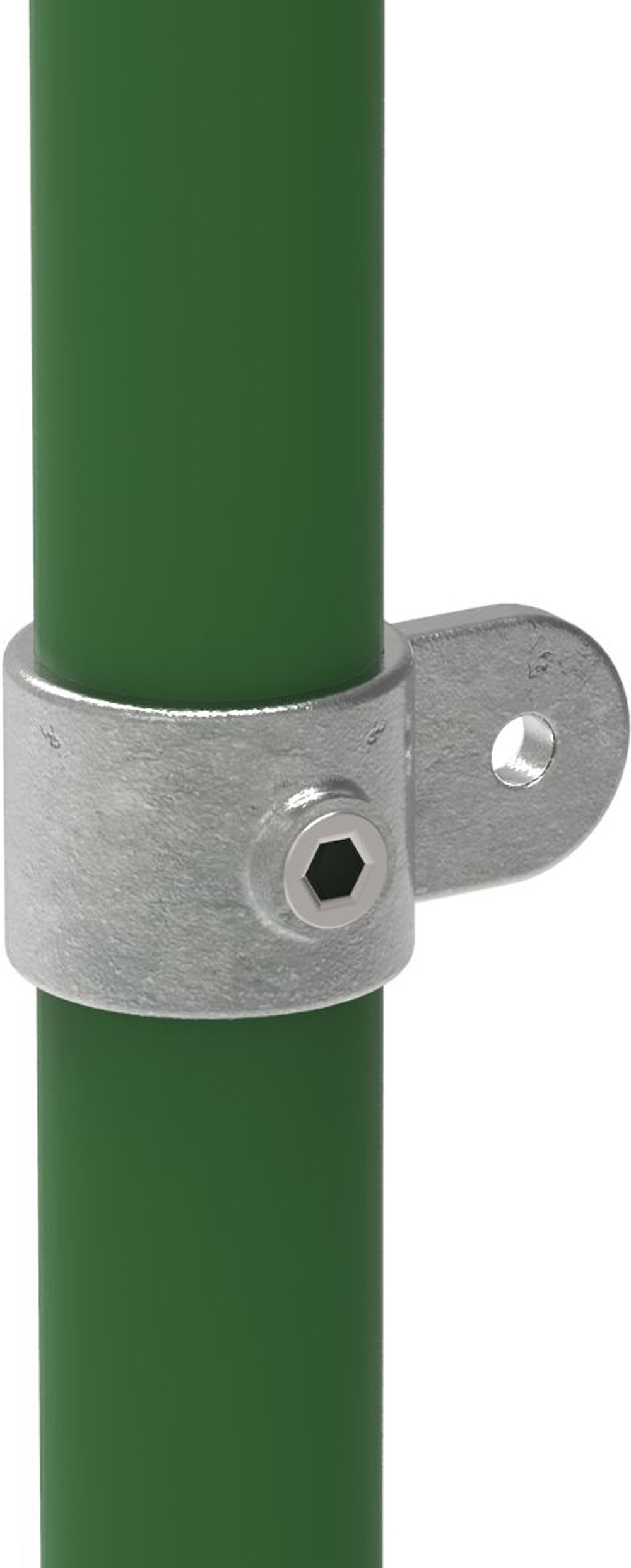 Rohrverbinder - Gelenkauge einfach - 173MD48 - 48-3 mm - 1 1-2- - Feuerverzinkt u. Elektrogalvanisiert-173MD48