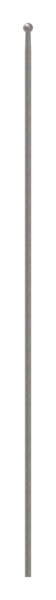 Zaunstab - Laenge- 1020 mm - Material Ø 12 mm - Kugel Ø 19 mm - Stahl S235JR- roh-30-1226.8