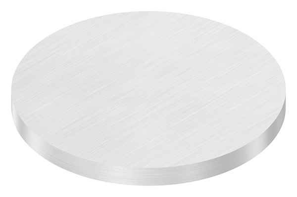 Ronde - Masse- Ø 100x8 mm - mit Laengsschliff - V2A-11-2242-8.4