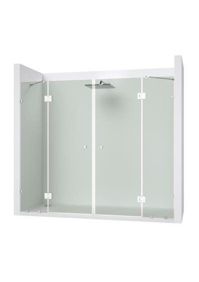 Edelstahl Pendeltuer Beschlagset fuer Glasdusche 8-10mm- glaenzend-89-11GSP9802PCRSET3-A.4