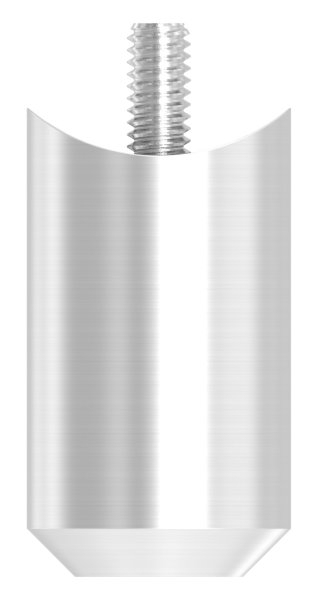 Querstabhalter Edelstahl V2A Bohrung Ø 12-5 mm Anschluss Ø 33-7 mm zum Stossen-88-1150535-240.33