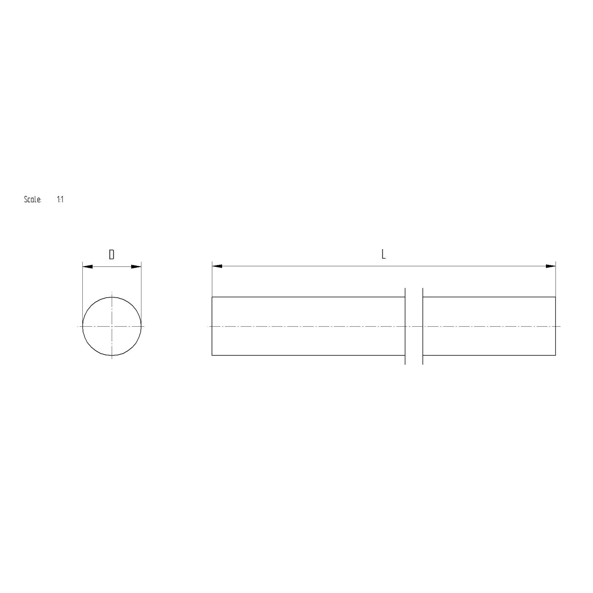 Holzhandlauf Buche roh Ø 42 mm L=3000 mm-89-11WBD42L3000-A.4