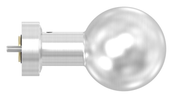 Tuerdruecker V2A gerade mit Kugel Ø 50 mm drehbar-11-3518.4