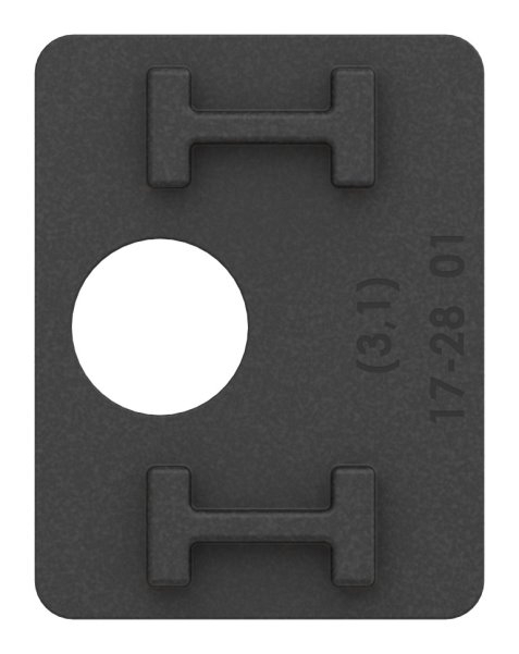 Gummieinlage Gummi fuer VSG-Glas 10-76 mm fuer Glasklemme Mod- 26-88-112611.GU
