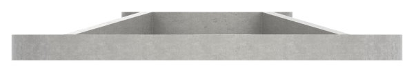 Ankerplatte Masse- Ø 120x8 mm Mittelbohrung Ø 48-5 mm V2A- roh-11-3027.4