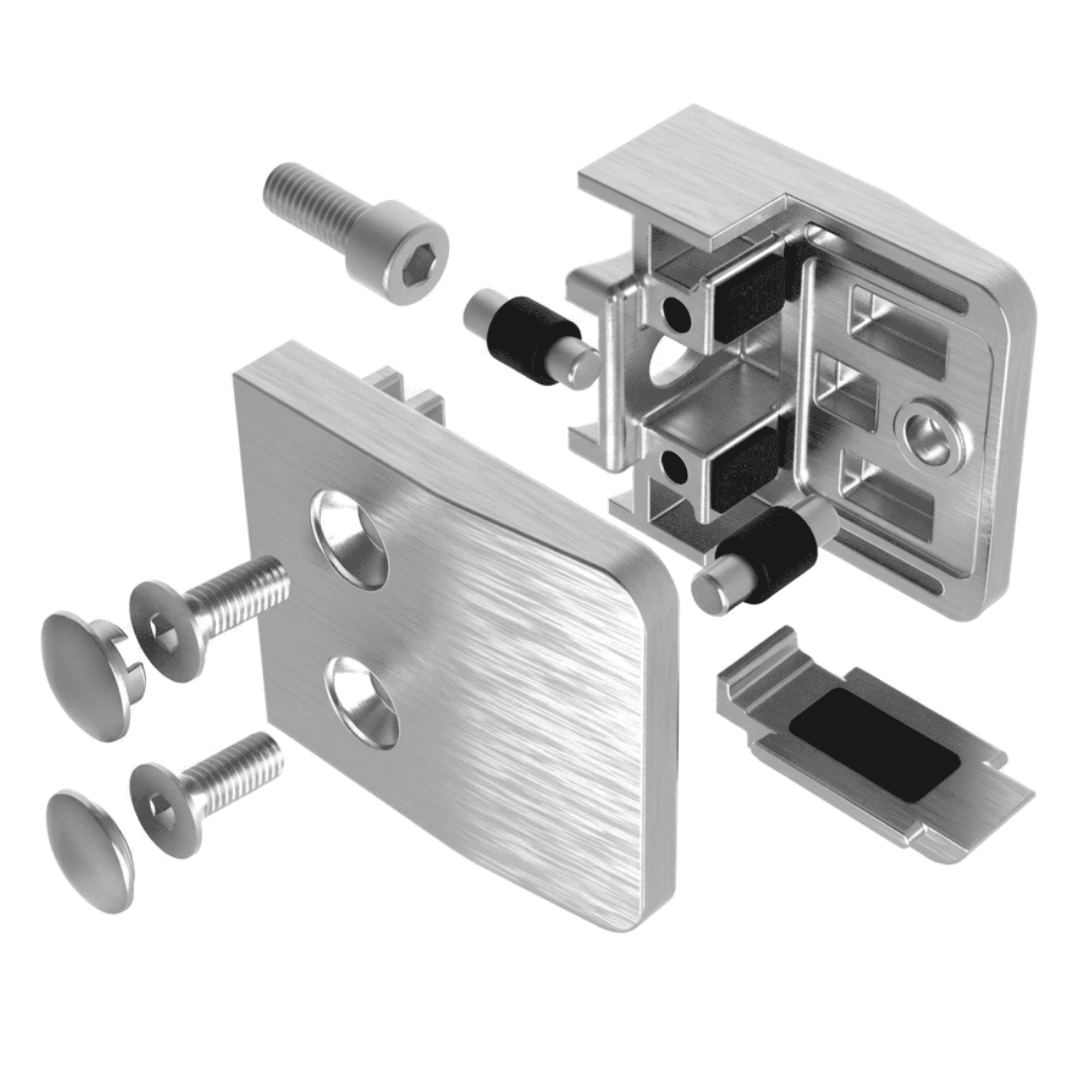 Accesorios para herrajes de puertas de cristal