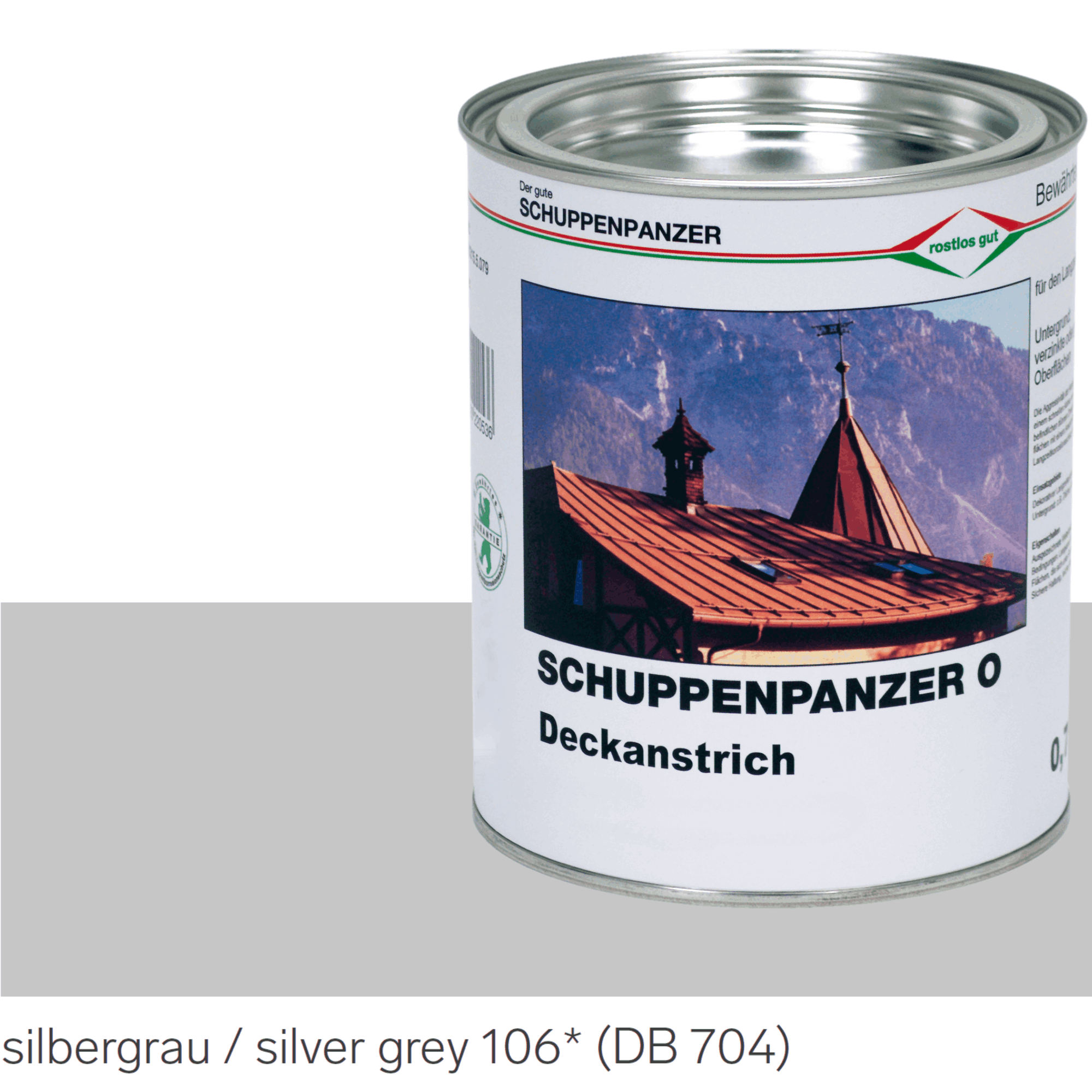 SCHUPPENPANZER-O 0707 silbergrau fuer Dachflaechen-67-1011.0
