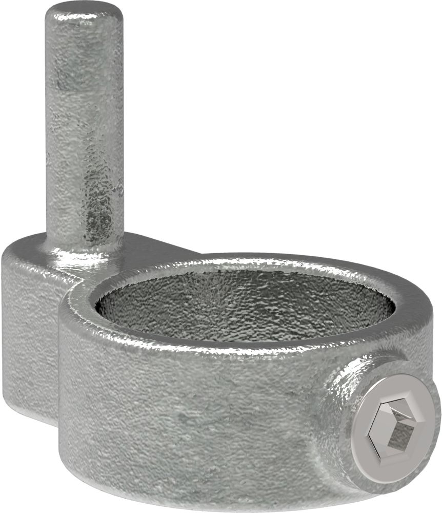 Rohrverbinder Stellringzapfen Ø 48-3 mm -1 1-2- - Temperguss verzinkt - 140D48-140D48
