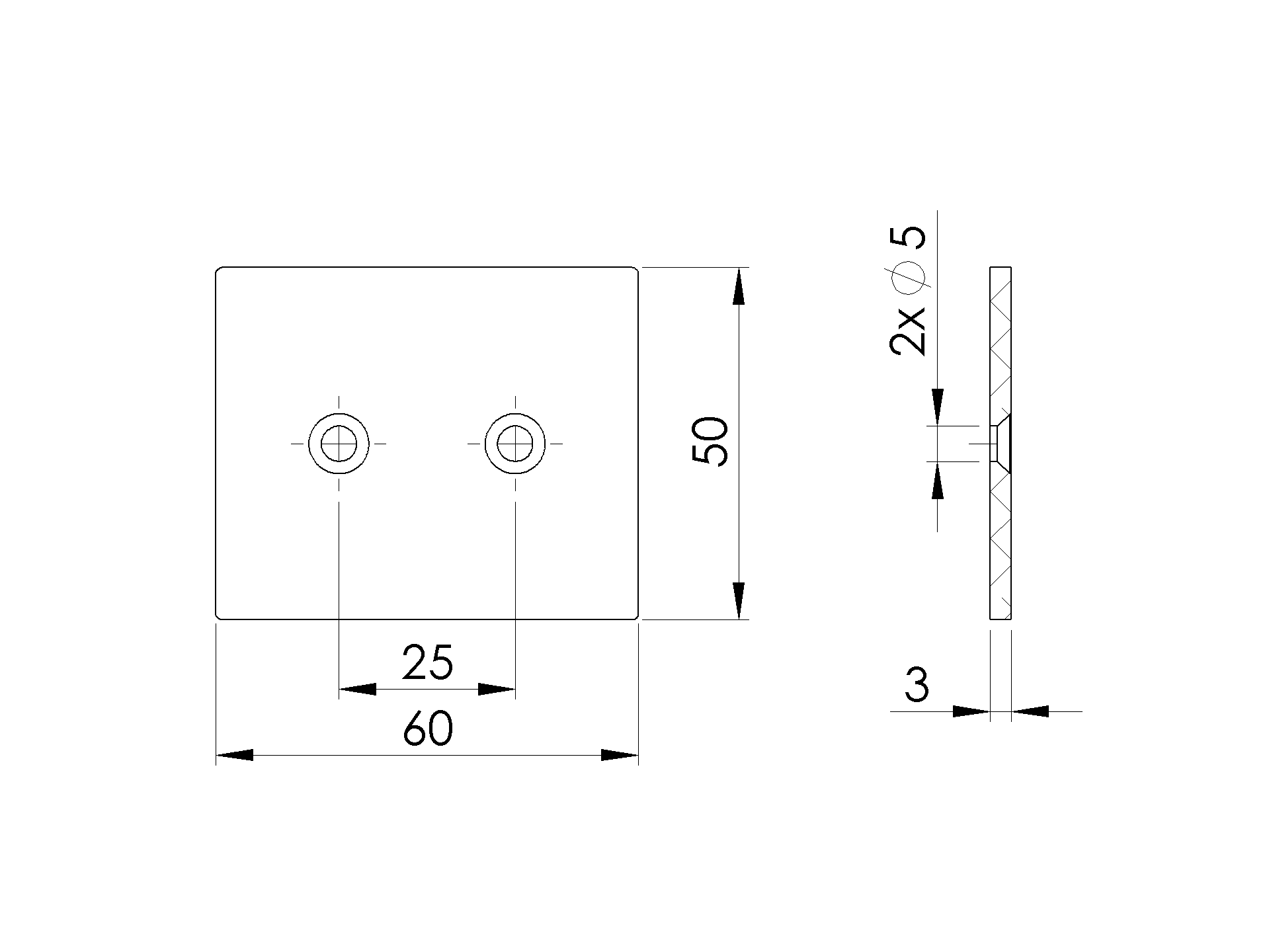 Pfostenkappe Aluminium 50 x 60 mm Anthrazit RAL 7016-89-11FGCP50X60R7016-A.4