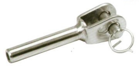 Kabelstopper Edelstahl AISI 316 fuer 3 mm Kabel- L 50 mm- geschliffen-89-11A147330003-A.4