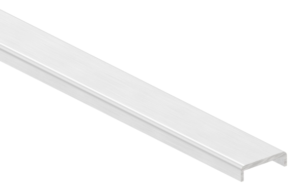 Kantenschutz EXTRA SLIM- fuer Glas 16-00 - 17-52mm- L=6m- Aluminium E4-EV1-88-1180582-ALU.6M