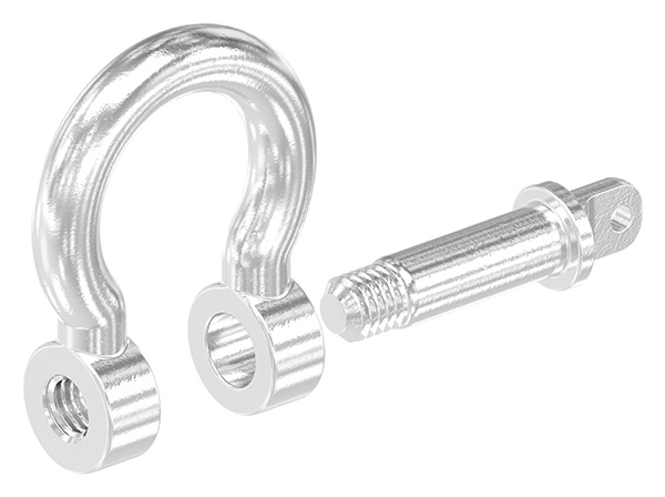 Gebogener Schaekel Edelstahl V4A M5 fuer Aussen- und Kuestenbereich-88.1110005105