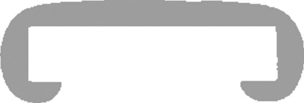 Kunststoffhandlauf fuer 40 x 8mm- kupfer- 25 Meter-88-11F408.519