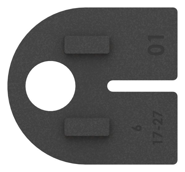 1 Paar Gummis zu Glasklemme 63x45x30 mm AbZ fuer 6 mm Glas ESG-10-2406ABZ.0